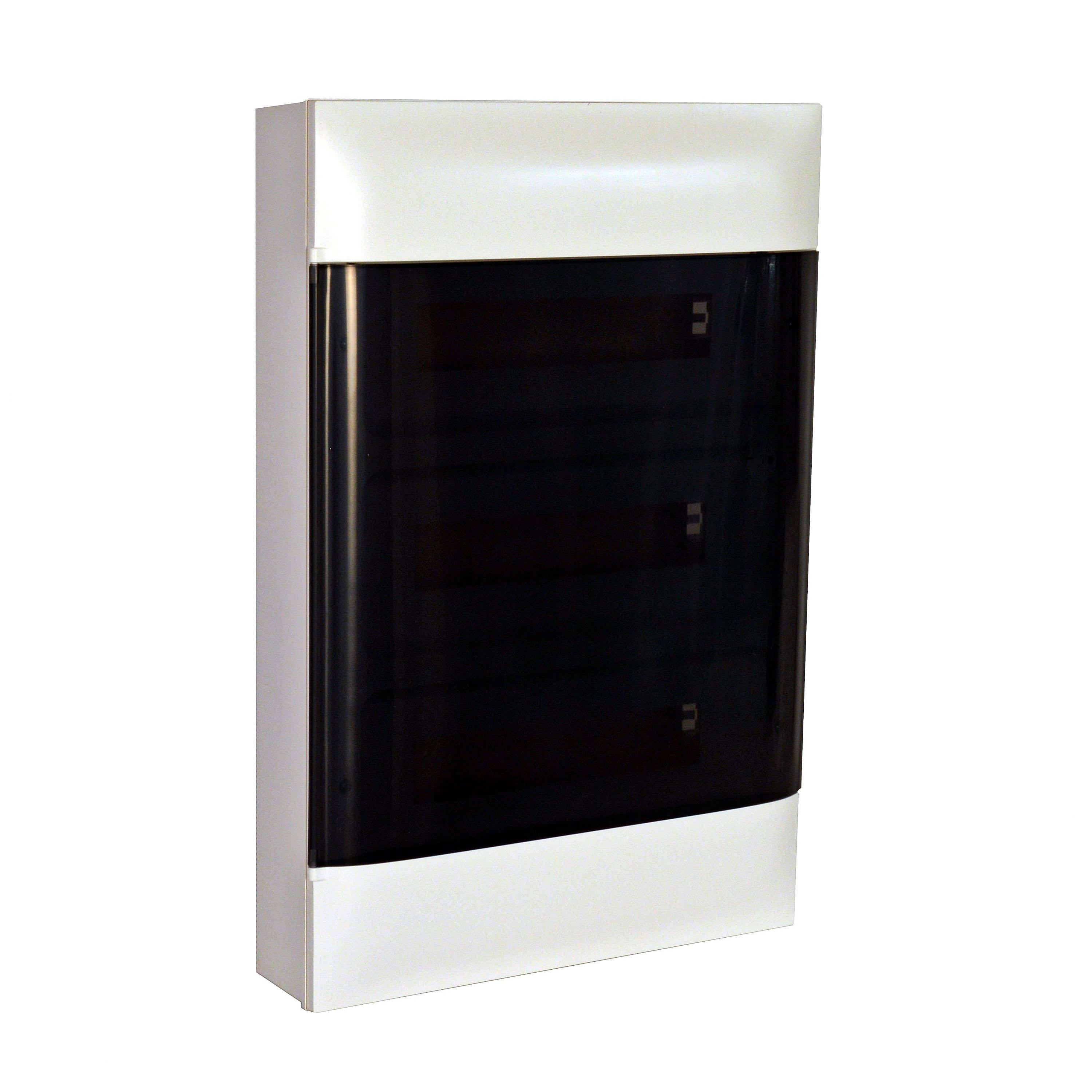 LEGRAND - Caja Superficie Practibox S puerta transparente 3x12mod