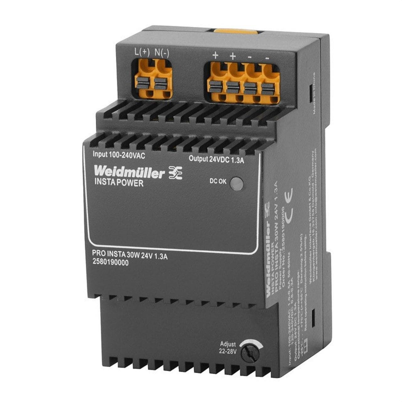 WEIDMULLER - Fuente alimentación Ecoline Power PRO INSTA 30W 24V 1.3A