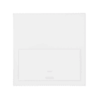 SIMON - Kit frontal SIMON 100 con 1 elemento interruptor IO SIMON blanco mate