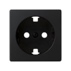 SIMON - Tapa SIMON 82 para base de enchufe schuko negro mate