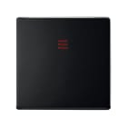 SIMON - Tecla individual mecanismos SIMON 75 con visor negro mate