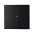 SIMON - Tecla individual SIMON 82 con pulsador campana negro mate