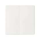 SIMON - Tecla doble SIMON 82 para mecanismos blanco mate
