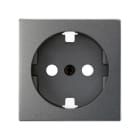 SIMON - Tapa SIMON 82 para base de enchufe schuko titanio