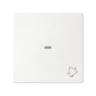 SIMON - Tecla individual SIMON 82 con pulsador campana blanco mate