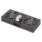 DIGITUS - UNIDAD 2 VENTILADORES Y TERMOSTATO PARA RACK MURAL