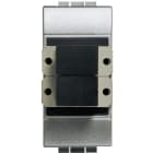 BTICINO - Base 2xSC/APC de conector óptico LivingLight, 1 módulo. Color tech