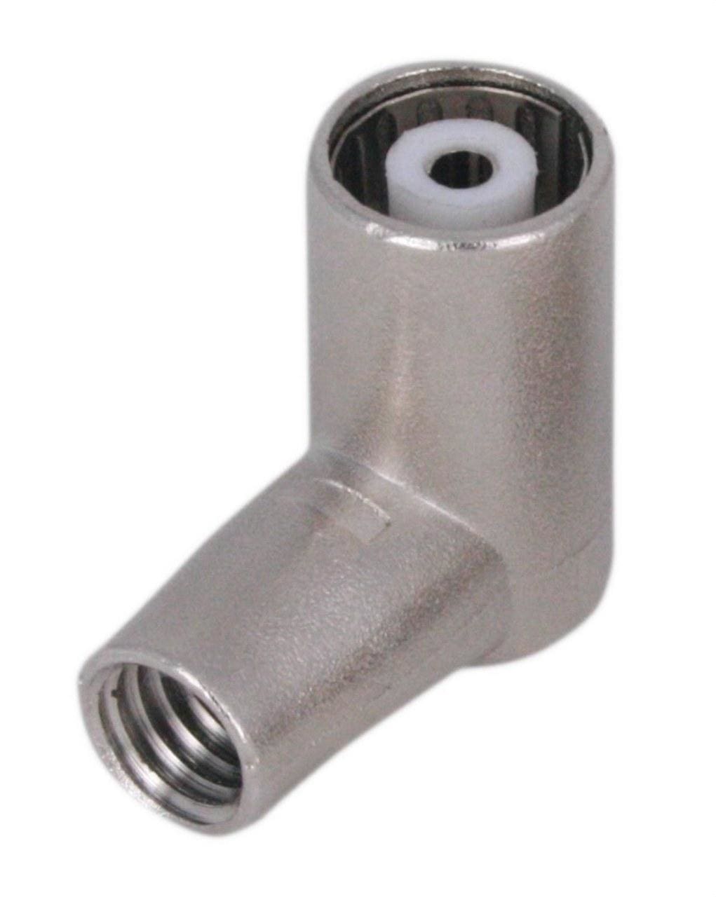 EK - Conector IEC 9,5 hembra acodado metal con cable 6,6-6,9