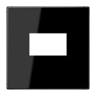 JUNG - PLACA TOMA USB LS NEGRO