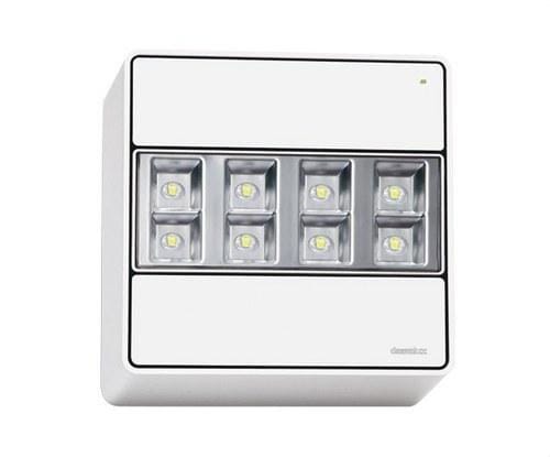 DAISALUX - Proyector autónomo de emergencia Atria N48 A antipánico pared blanco