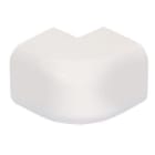 VECAMCO - Ángulo exterior para canal 25x25 blanco