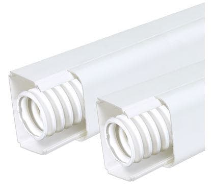 VECAMCO - Canal 25x25 descarga condensación blanco (en barra 2m)