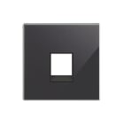NIESSEN - Tapa toma de teléfono / informática SKy Niessen cristal negro