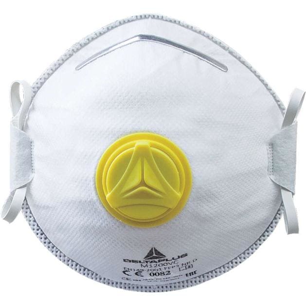 DELTA PLUS - Juego mascarilla filtrante FFP2 con válvula (10u)