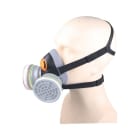 DELTA PLUS - M6400EGT / Semi-máscara de polipropileno con sobreinyección en termoplástico talla M/L