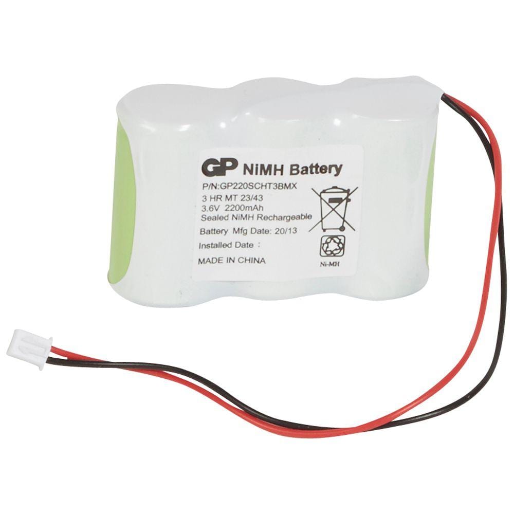 LEGRAND - Batería 2x3.6V 2.2Ah Ni-Mh para mantenimiento BAES de ambiente LED IP43 e IP67