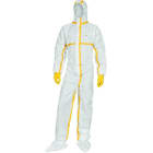 DELTA PLUS - Buzo con capucha no tejido con costuras soldadas con uso corto talla XXL blanco