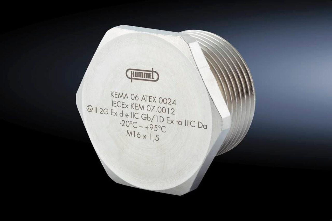 RITTAL - Tapón obturador V-Ms-Ex-d M32 -20°C - 95°C latón niquelado (5P)