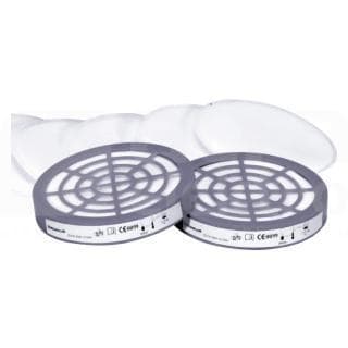 DELTA PLUS - Kit 6 prefiltro P2+2 adaptador para JUPITER gris