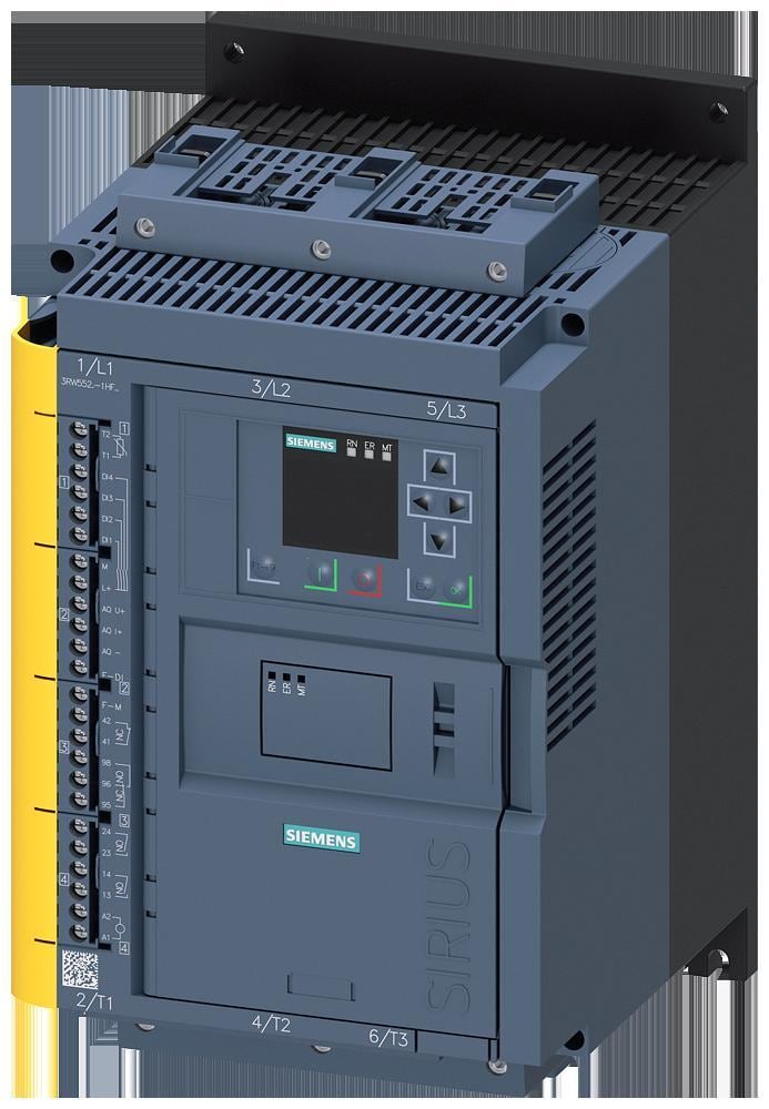 SIEMENS - Arrancador suave SIRIUS 200/480V 63A 24V AC/DC borne de tornillo de seguridad