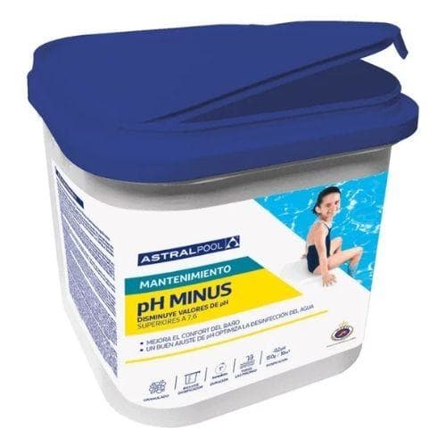 ASTRALPOOL - Minorrador de PH sólido 7Kg embolsado