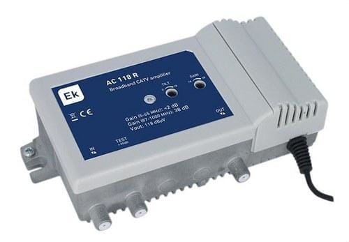 EK - Amplificador con línea retorno pasiva 5-65MHz 38dB