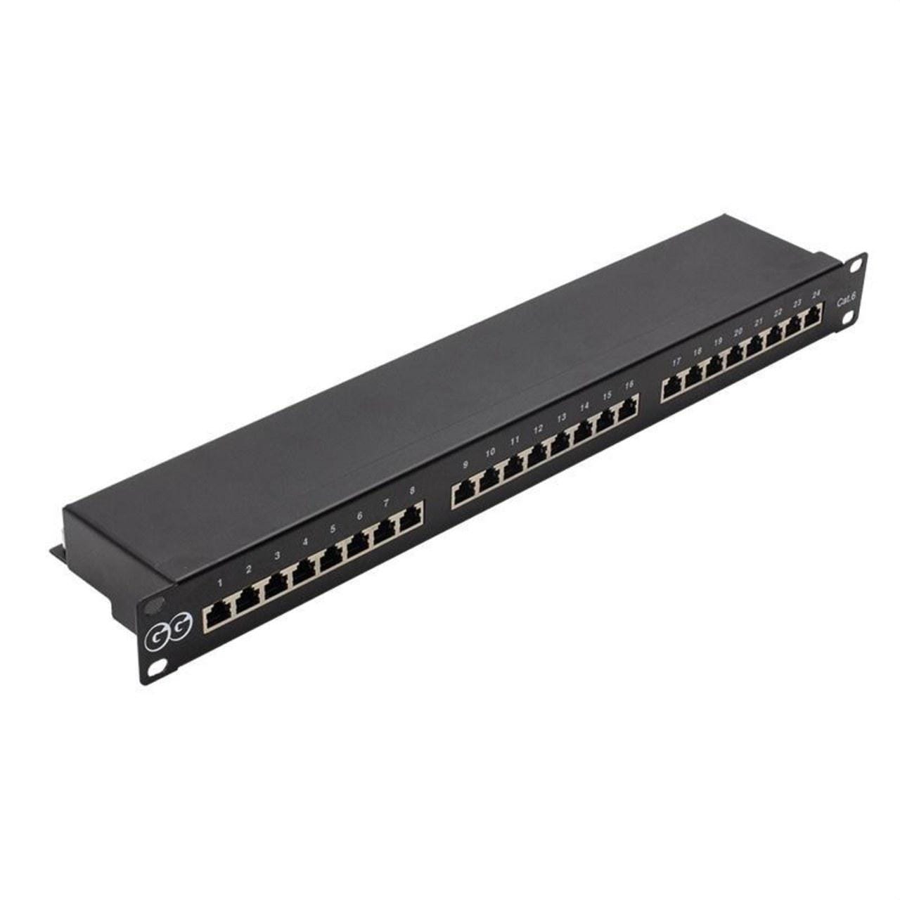 GAESTOPAS - Panel CAT.6 UTP IDC 180° con 24 Puertas 1U