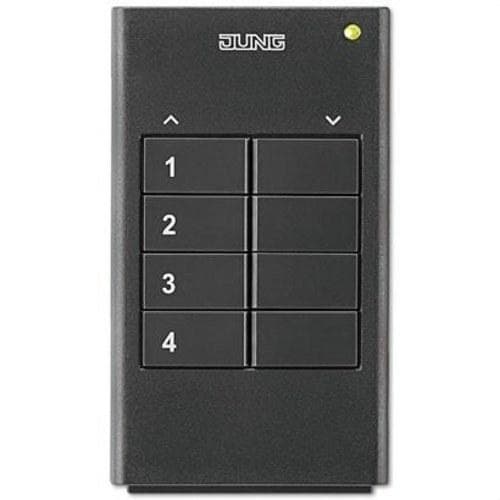 JUNG - Mando a distancia KNX RF 4 canales funciona con 1xpila de litio CR 2450N (incluida)