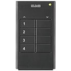 JUNG - Mando a distancia KNX RF 4 canales funciona con 1xpila de litio CR 2450N (incluida)