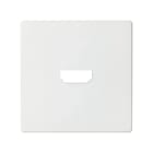 SIMON - Placa SIMON 82 para conector HDMI blanco mate