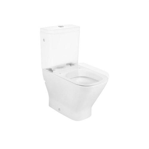 ROCA - Taza inodoro tanque bajo THE GAP salida dual blanco