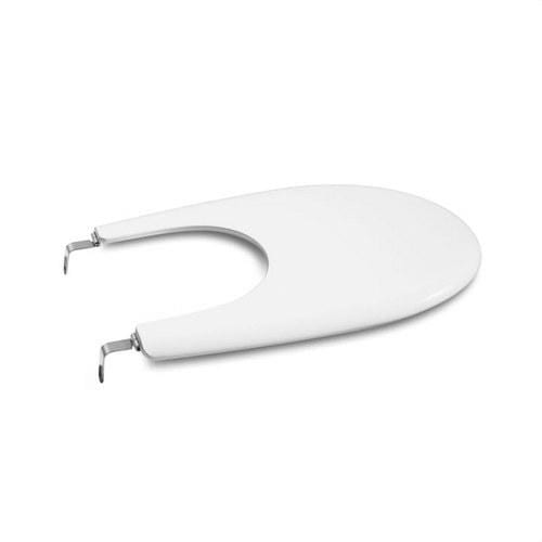 ROCA - Tapa lacado para bidé con bisagra acero inoxidable blanco