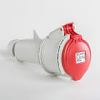 IDE - Base aérea IP44 3 polos + tierra 100Hz 32A 10h de color verde