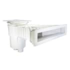 ASTRALPOOL - Skimmer 17,5L NORM boca estandar tapa cuadrada blanco