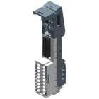 SIEMENS - Base-unit SIMATIC ET 200SPBU20-P16+A0+2D, tipo BU U0, bornes de inserción directa, sin bornes