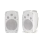 FONESTAR - Juego altavoces blancos 30-20.000 Hz con transformador de línea 100V y baja impedancia (2 unidades)