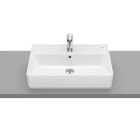 ROCA - Lavabo de sobre encimera 600x420x130 THE GAP con orificio para grifería