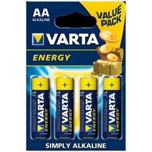VARTA - PILA VARTA ALCALINA ENERGY LR6 AA (4U)