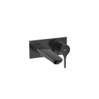 ROCA - Mezclador monomando empotrable lavabo INSIGNIA negro titanio