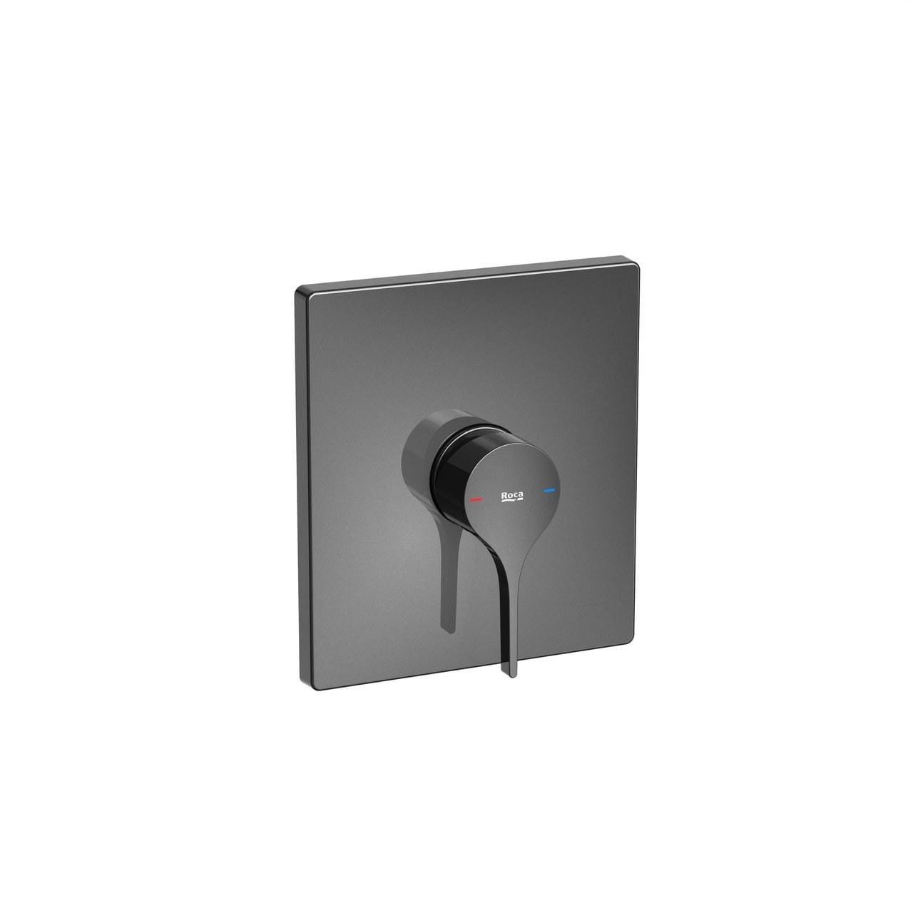 ROCA - Mezclador empotrable ducha INSIGNIA negro titanio