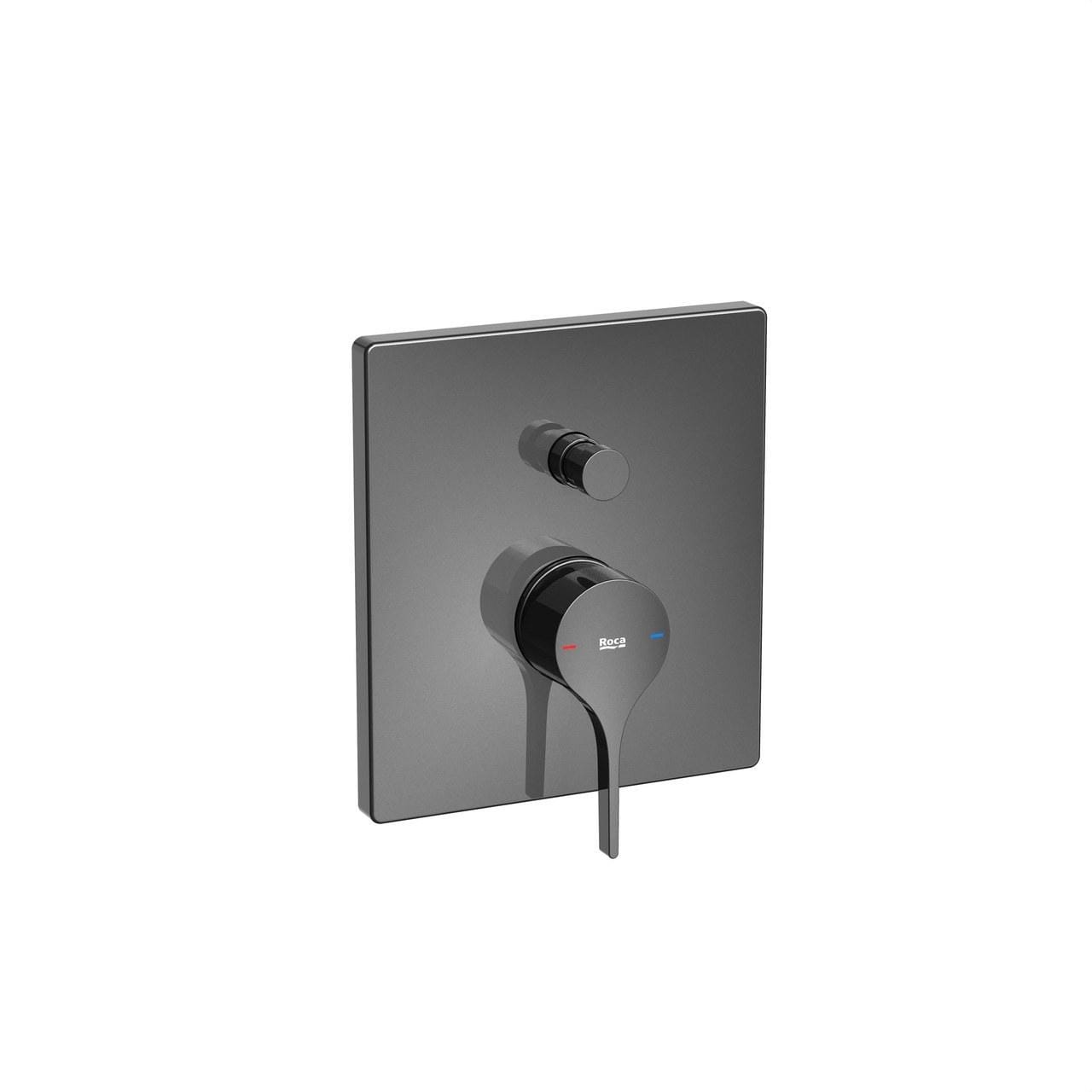 ROCA - Mezclador empotrable baño-ducha INSIGNIA negro titanio