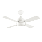 FORLIGHT - Luminaria ventilador Borneo 2xE27 60W blanco mate
