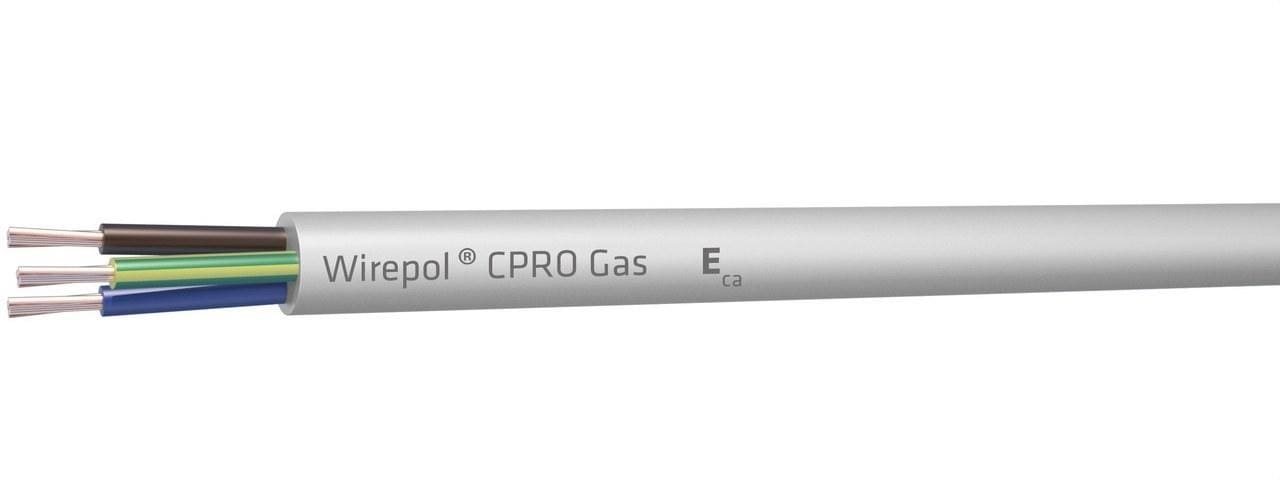 PRYSMIAN - Cable WIREPOL CPRO GAS 500 V H05VV-F Eca 2x1,5 ROLLO 100m