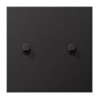 JUNG - Placa con 2 palancas cilindro 1 mecanismo dark LS912