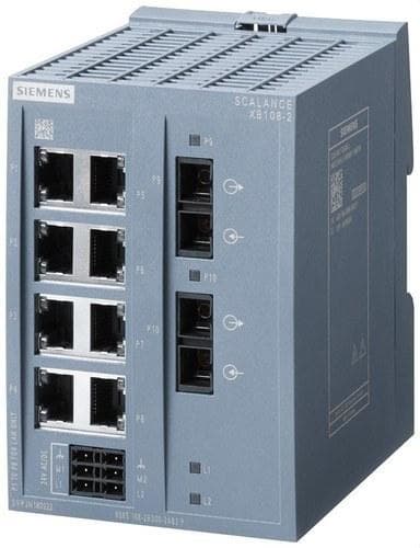 SIEMENS - SWITCH IE NO GESTIONADO SCALANCE XB108-2,8x 10/100 MBITS/S PTO.2x 100 MBITS/S
