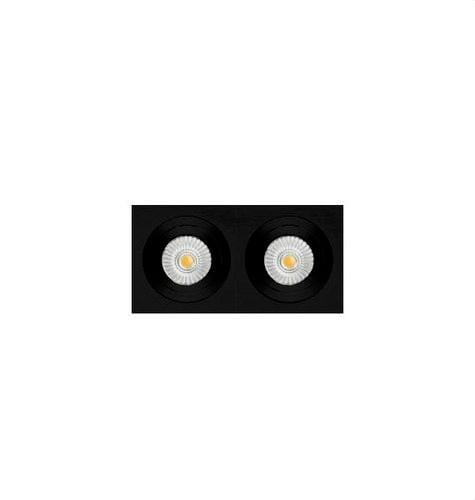 NEXIA - Downlight INOX_S 6W 3000K 930 40º 2x760lm negro
