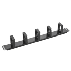 GAESTOPAS - Organizador de cables con 5 anillos plásticos 1U 19"