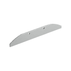 SIMON - Tapa final metálica SIMON CANALIZACIÓN 130x18mm aluminio anodizado