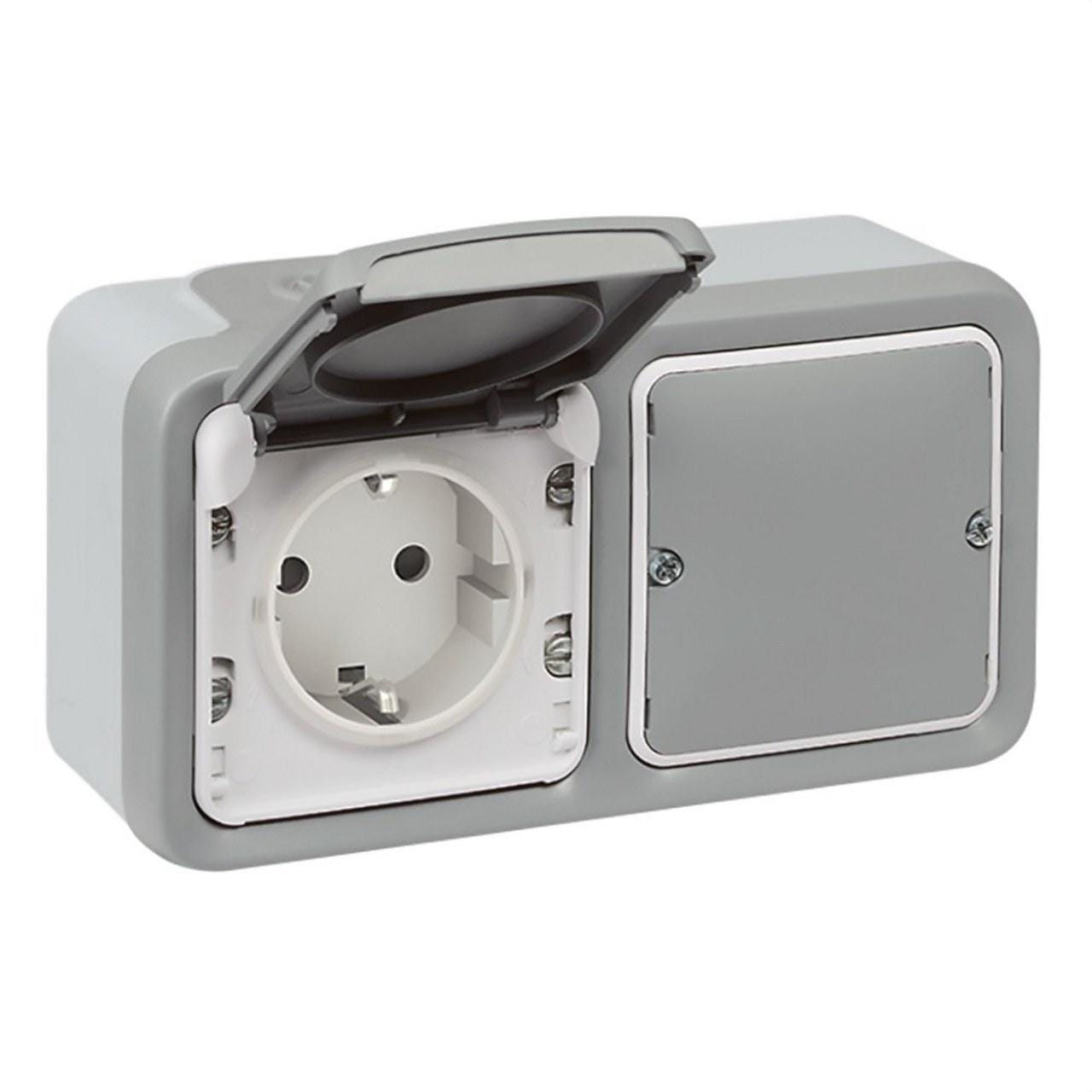 LEGRAND - Base de corriente conectada estanca IP 55 Plexo with Netatmo