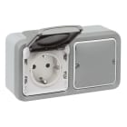 LEGRAND - Base de corriente conectada estanca IP 55 Plexo with Netatmo